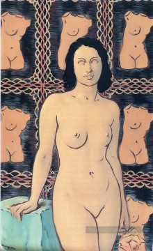 350 人の有名アーティストによるアート作品 Painting - ロラ・デ・ヴァランス 1948年 ルネ・マグリット